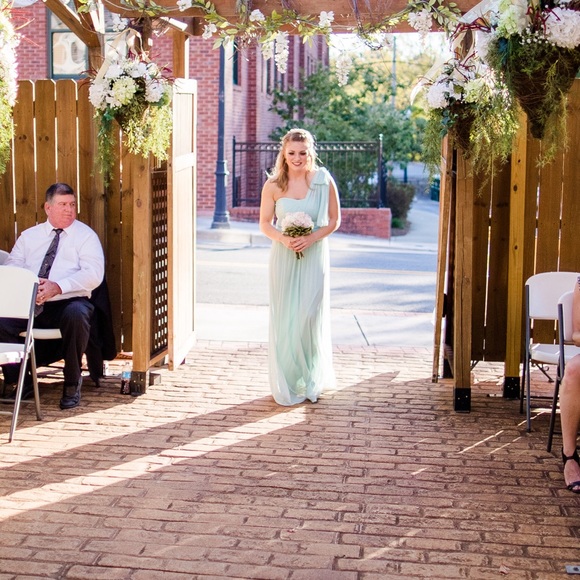 David’s Bridal Versa Dress - Mint - Picture 1 of 3